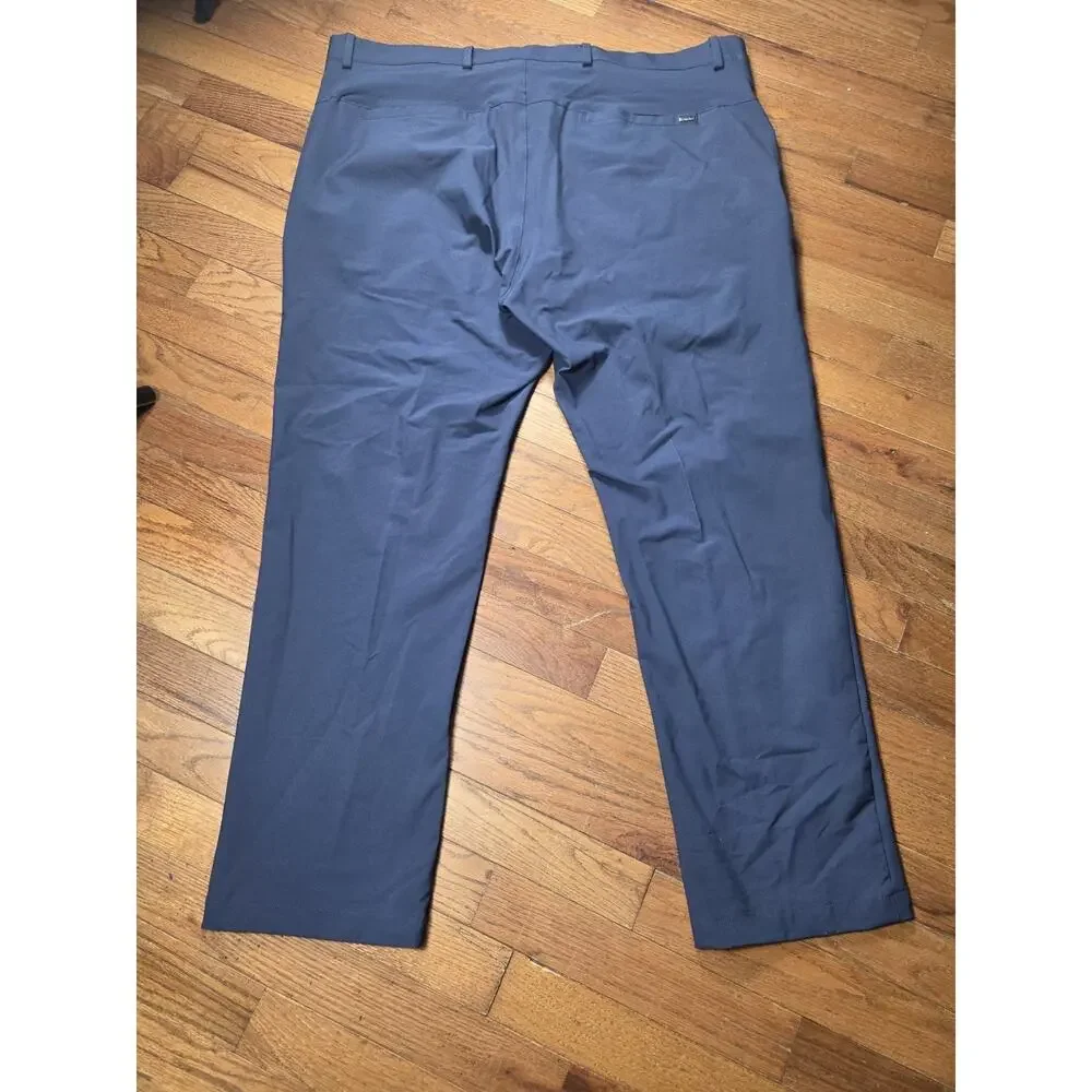 Greg Norman Mens Golf Pants 40x29 Navy Blue Stretch Performance Athletic